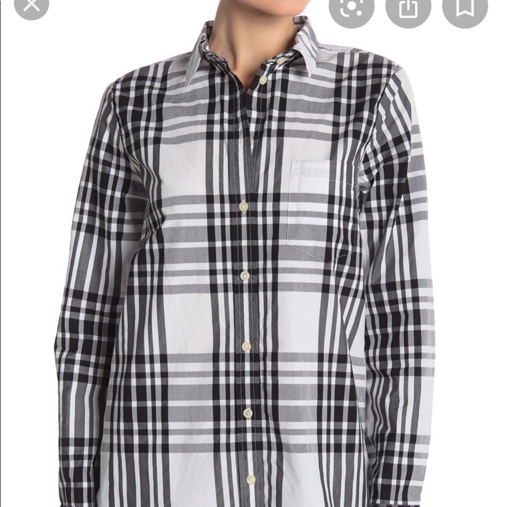 BNWT J Crew Perfect Shirt XS